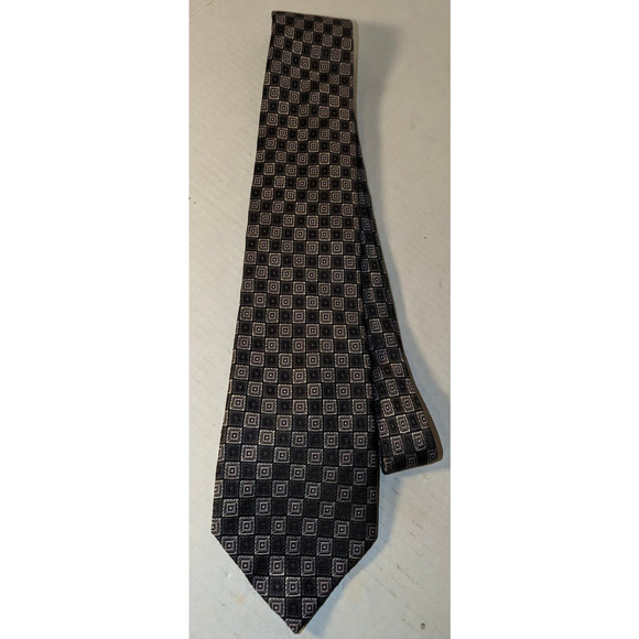 Lot 6 Men's Neck Ties Huddersfield Stafford Halston III Silk Italy Mint - Picture 5 of 12
